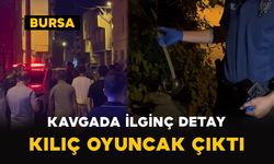 Kavgada İlginç Detay: Kılıç Oyuncak Çıktı