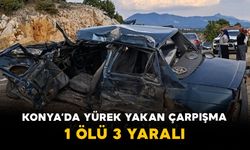 Konya’da Yürek Yakan Çarpışma: 1 Ölü 3 Yaralı
