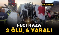 Minibüs ile traktör çarpıştı: 2 ölü, 6 yaralı
