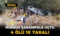 Minibüs Şarampole Uçtu: 4 Ölü 10 Yaralı