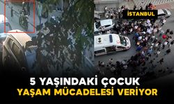 Motosikletin çarptığı 5 yaşındaki çocuk yaşam mücadelesi veriyor