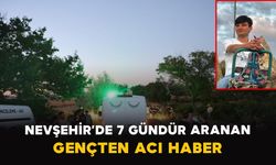Nevşehir’de 7 Gündür Aranan Gençten Acı Haber