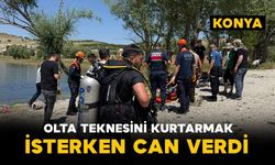Olta teknesini kurtarmak isterken barajda can verdi