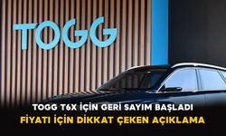 Togg T6X İçin Geri Sayım Başladı: Fiyatı İçin Dikkat Çeken Açıklama