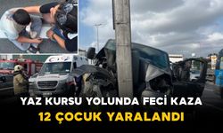 Yaz Kursu Yolunda Feci Kaza! 12 Çocuk Yaralandı