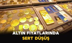 Altın fiyatlarında sert düşüş