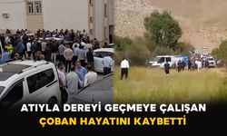 Atıyla Dereyi Geçmeye Çalışan Çoban Hayatını Kaybetti