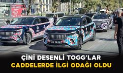 Çini Desenli TOGG’lar Caddelerde İlgi Odağı Oldu