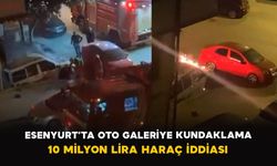 Esenyurt’ta oto galeriye kundaklama: 10 milyon lira haraç iddiası