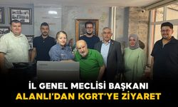 İl Genel Meclisi Başkanı Alanlı'dan KGRT’ye ziyaret