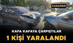 Kafa kafaya çarpıştılar: 1 yaralı