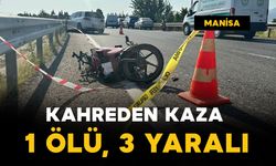 Kahreden kaza: 1 ölü, 3 yaralı