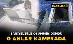Kaldırımda yürüyen kadın saniyelerle ölümden döndü: O anlar kamerada