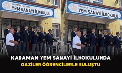 Karaman Yem Sanayi İlkokulunda gaziler öğrencilerle buluştu