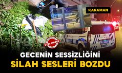 Karaman’da açılan ateş sonucu bir iş yeri zarar gördü