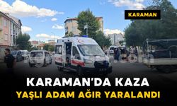 Karaman'da elektrikli bisiklet devrildi: 1 ağır yaralı