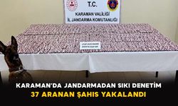 Karaman’da Jandarmadan Sıkı Denetim: 37 Aranan Şahıs Yakalandı