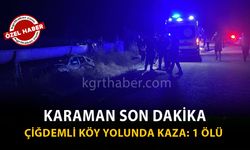 Karaman'da Kontrolden Çıkan Araç Takla Attı! Genç Sürücü Hayatını Kaybetti