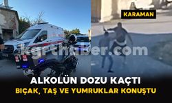 Karaman'da Önce Eğlendiler Sonra Bıçakla Birbirlerine Saldırdılar