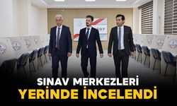 Karaman'da sınav merkezlerine ziyaret: Çalışmalar yerinde incelendi