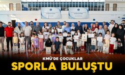 KMÜ’DE çocuklar sporla buluştu