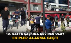 Konya’da 10. katta şaşkına çeviren olay: Ekipler alarma geçti