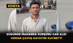 Konya'da düğünde maganda kurşunu can aldı: Uzman çavuş hayatını kaybetti