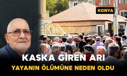 Konya’da kaskına arı giren motosikletli yayaya çarptı: 1 ölü, 1 yaralı
