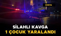 Konya'da komşu kavgasında silah çekildi: 15 yaşındaki çocuk yaralandı