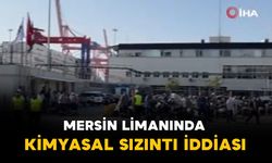 Mersin limanında kimyasal sızıntısı iddiası: çalışanlar hastaneye kaldırıldı