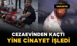 Sakarya'da cezaevinden kaçan firari yine cinayet işledi