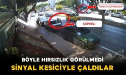 Sinyal kesici cihazla kilitlenmesini engelledikleri araçtan hırsızlık yaptılar