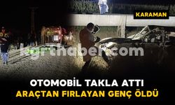 Takla atan otomobilden mısır tarlasına fırlayan şahıs hayatını kaybetti