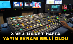2. ve 3. Lig'de 7. Hafta Yayın Ekranı Belli Oldu