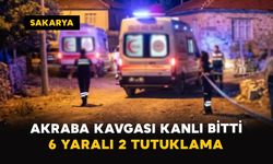 Akraba kavgası kanlı bitti: 6 yaralı 2 tutuklama
