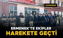 Ermenek M Tipi Ceza İnfaz Kurumu'nda hareketli anlar