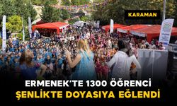 Ermenek'te dev çocuk şenliği: Yaklaşık 1300 öğrenci doyasıya eğlendi