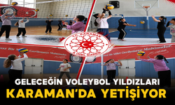 Geleceğin Voleybol Yıldızları Karaman’da Yetişiyor