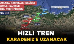 Hızlı tren Karadeniz'e uzanacak: Ankara-Samsun arası 2,5 saate düşecek
