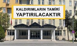 KALDIRIMLARIN TAMİRİ YAPTIRILACAKTIR