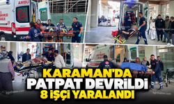 Karaman’da zeytin işçilerini taşıyan pat pat devrildi: 8 yaralı