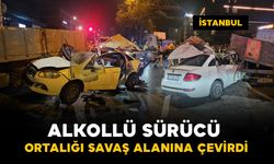İstanbul'da alkollü sürücü ortalığı savaş alanına çevirdi: 3 yaralı