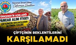 Karaman Ziraat Odası Başkanı Bayram: "Pancar alım fiyatı çiftçinin beklentilerini karşılamadı"