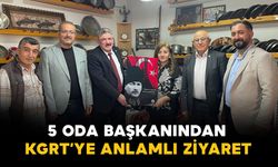 Karaman’da 5 oda başkanından KGRT'ye Gazeteciler Günü ziyareti