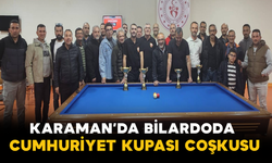Karaman’da Bilardoda Cumhuriyet Kupası Coşkusu