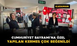 Karaman’da Cumhuriyet Bayramı’na özel kermes düzenlendi