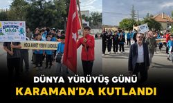 Karaman'da "Dünya Yürüyüş Günü" kutlandı