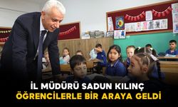 Karaman’da İl Müdürü Sadun Kılınç, öğrencilerle bir araya geldi