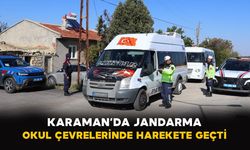 Karaman’da jandarmadan okul çevrelerinde denetim