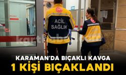 Karaman'da parkta çıkan bıçaklı kavgada 1 kişi yaralandı